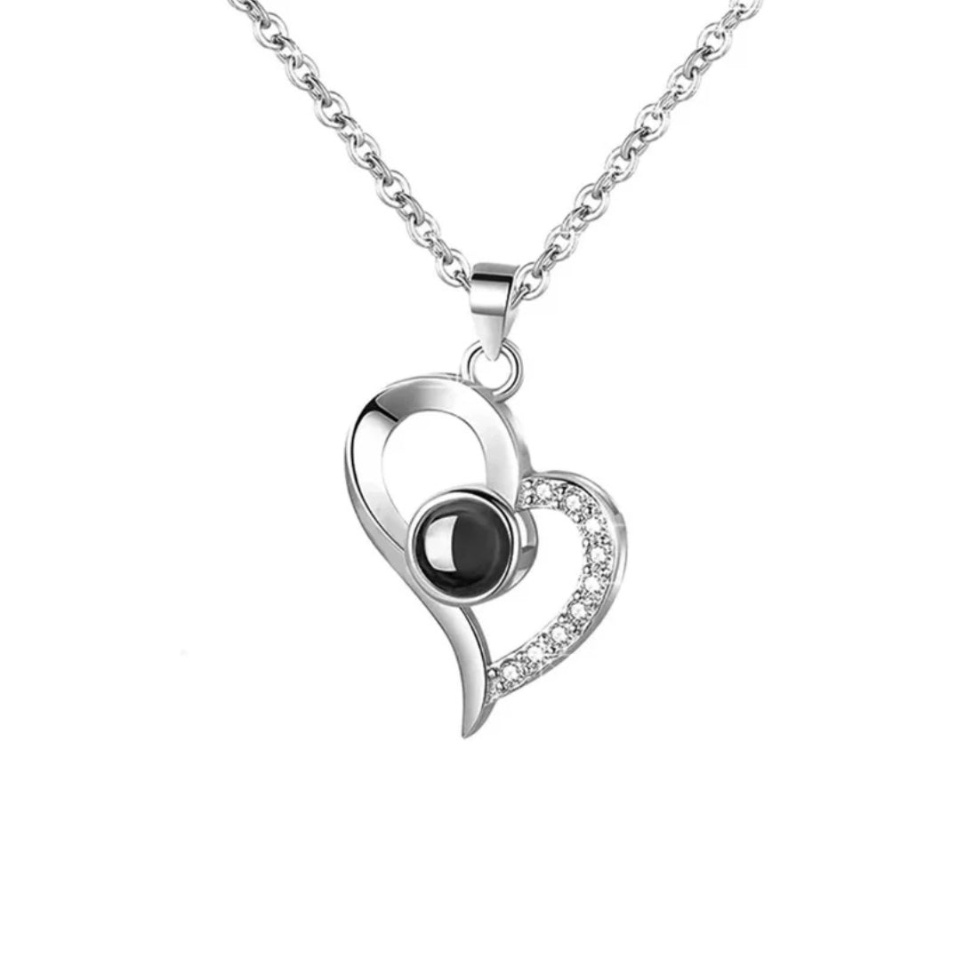 新デザイン写真入りハートペンダント